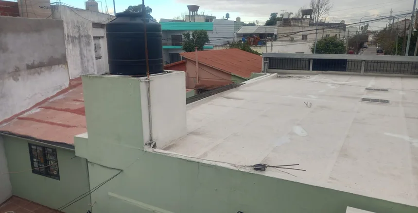 Techo de losa y sector de terraza